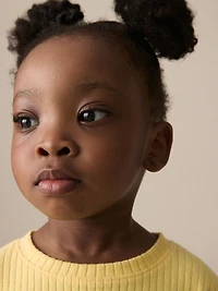 NEXT Toddler Ribbed Peplum T-Shirt & Shorts Set