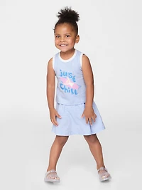 Lilo & Stitch Baby Toddler Organic Cotton Skort Set