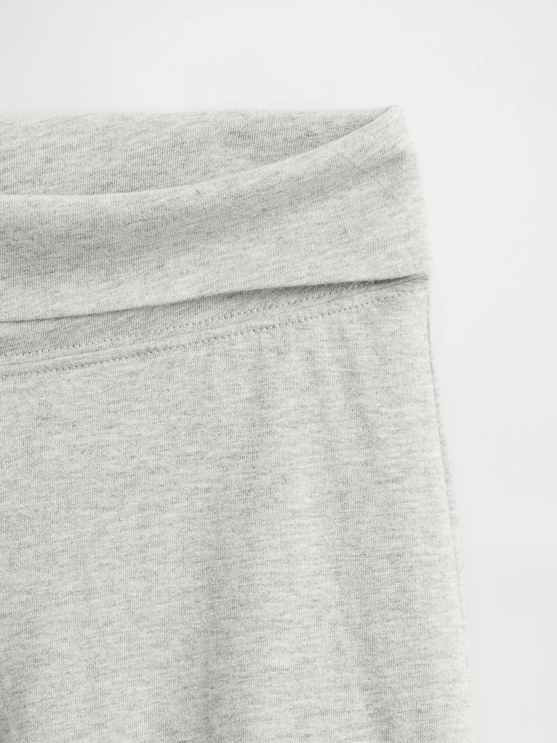 Kids Wide-Leg Foldover Leggings