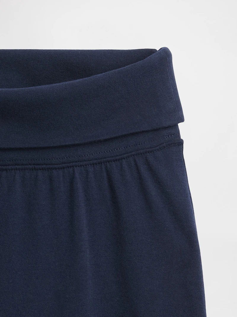 Kids Wide-Leg Foldover Leggings