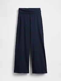 Kids Wide-Leg Foldover Leggings