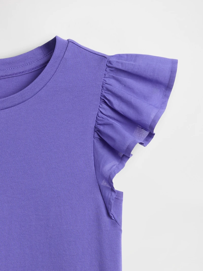 Kids Flutter-Sleeve T-Shirt