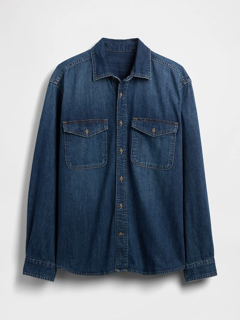 Denim Relaxed Shirt