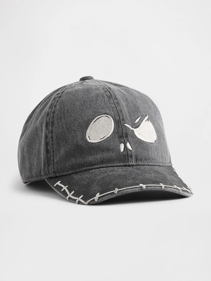 Gap × Disney Tim Burton’s The Nightmare Before Christmas Kids Skull Baseball Hat