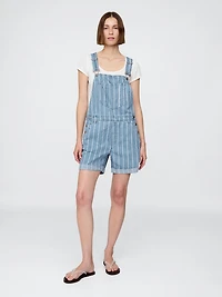 UltraSoft Denim Stripe Shortalls