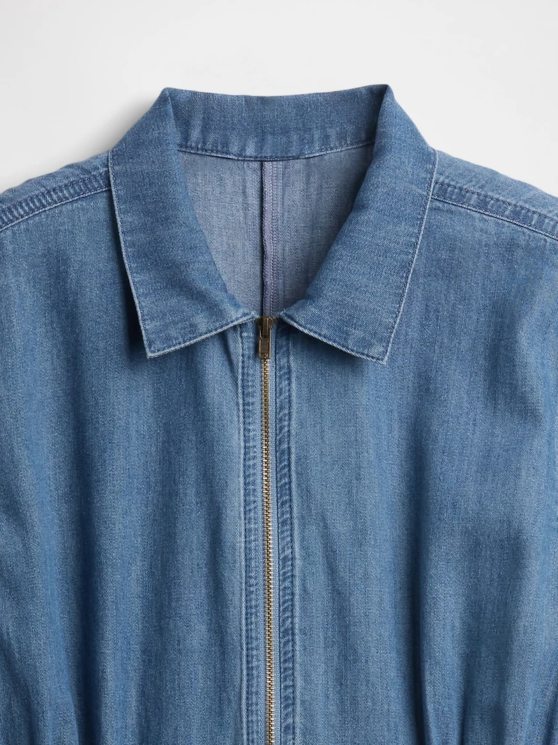 Kids Denim Jogger Jumpsuit
