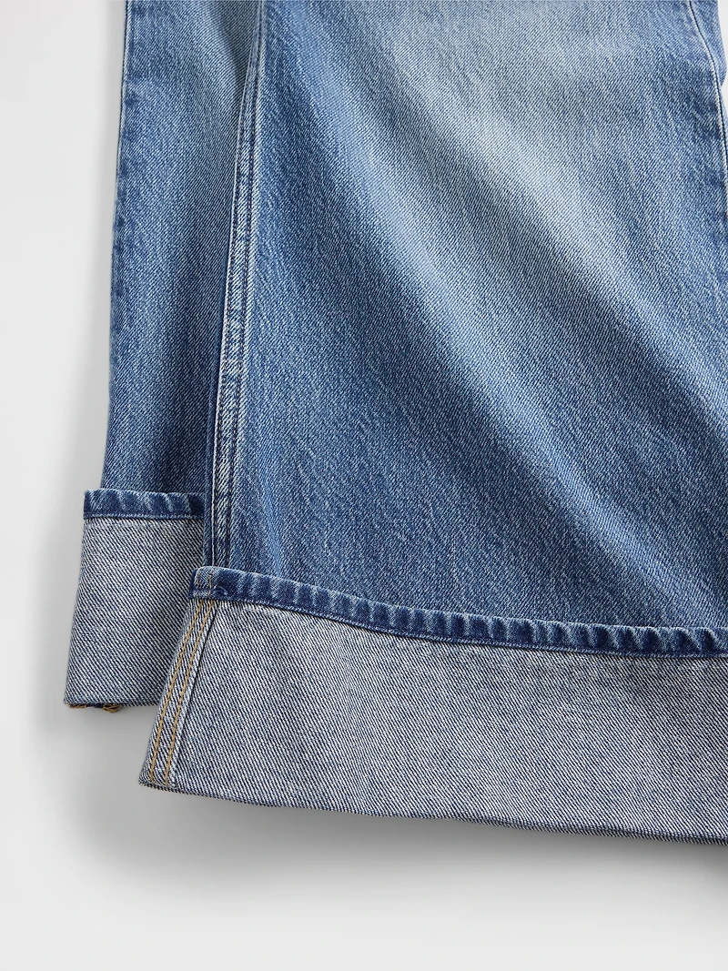 Kids Low Rise Easy Wide-Leg Baggy Jeans