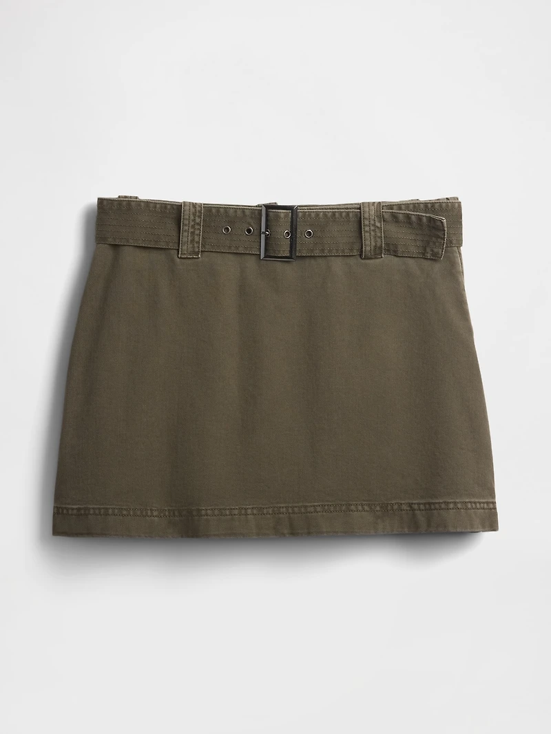 Belted Mini Skort