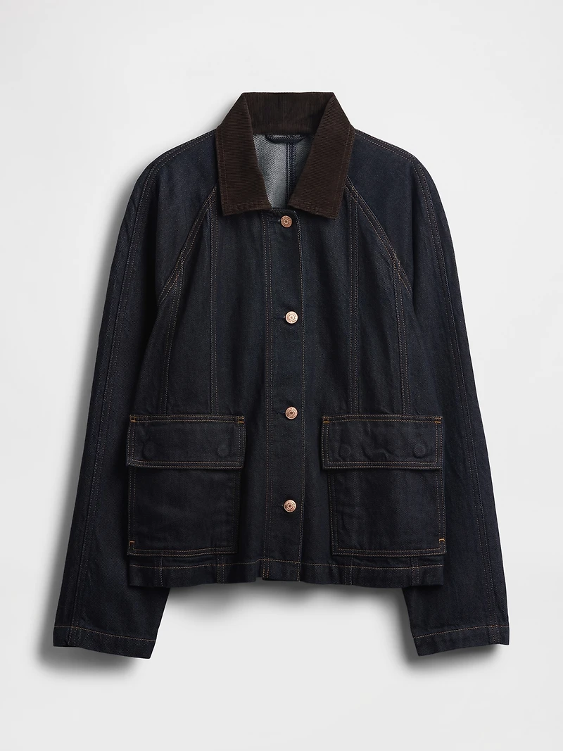 UltraSoft Denim Swing Chore Jacket