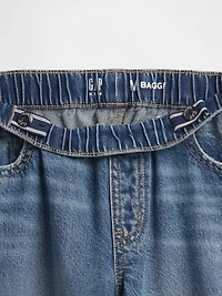 Kids Low Rise Easy Wide-Leg Baggy Jeans