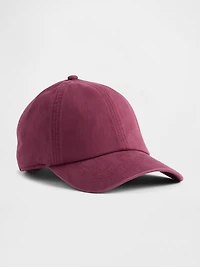 Organic Cotton Washed Baseball Hat