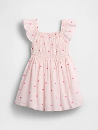 Baby & Toddler Flutter-Sleeve Dress