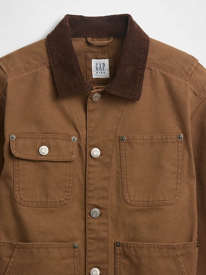 Kids Canvas Utility Jacket