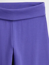 Kids Wide-Leg Foldover Leggings