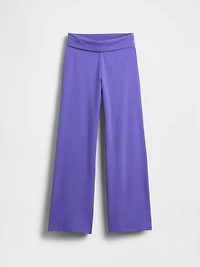 Kids Wide-Leg Foldover Leggings