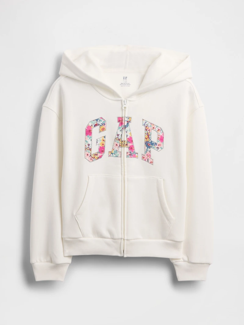 Kids VintageSoft Logo Zip Hoodie