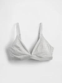 Organic Stretch Cotton Triangle Bra