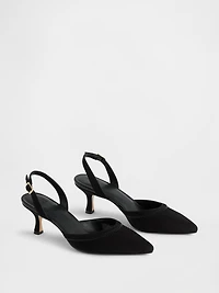 Slingback Kitten Heels