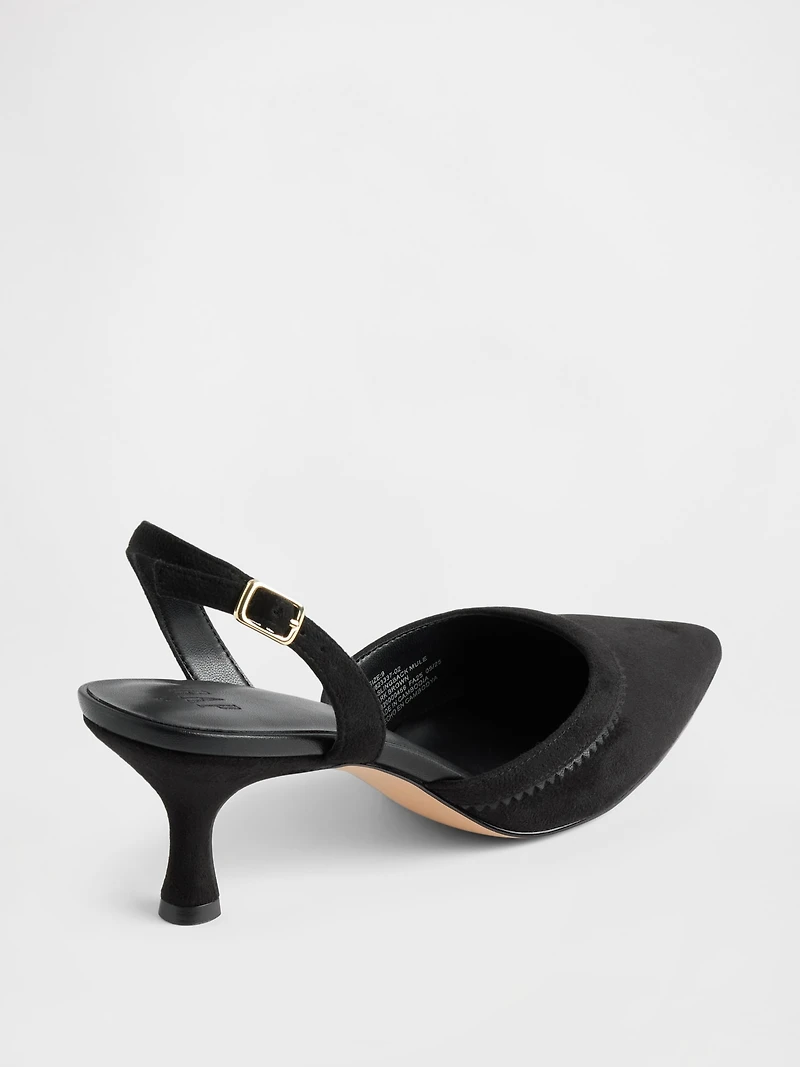 Slingback Kitten Heels