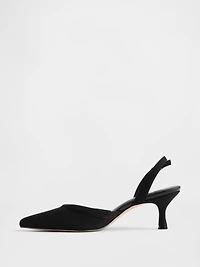 Slingback Kitten Heels