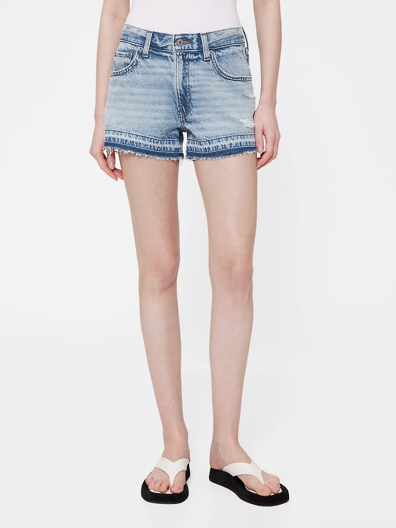 GapStudio Low Rise Stride Denim Shorts