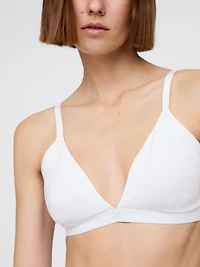 Organic Stretch Cotton Triangle Bra