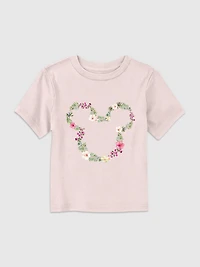 Toddler Mickey And Friends Floral Outline Graphic Tee