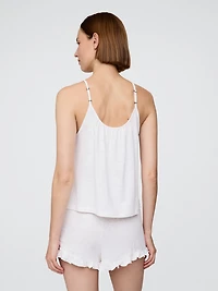 Linen-Blend PJ Cami