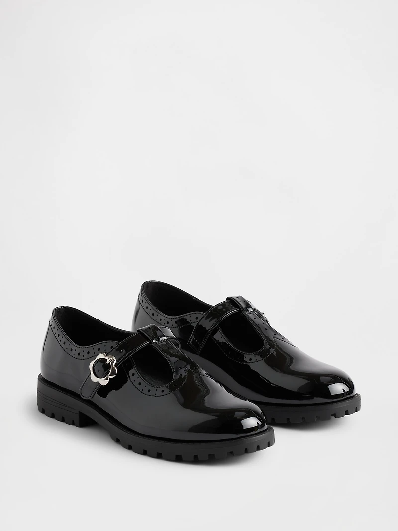 Kids T-Strap Loafers