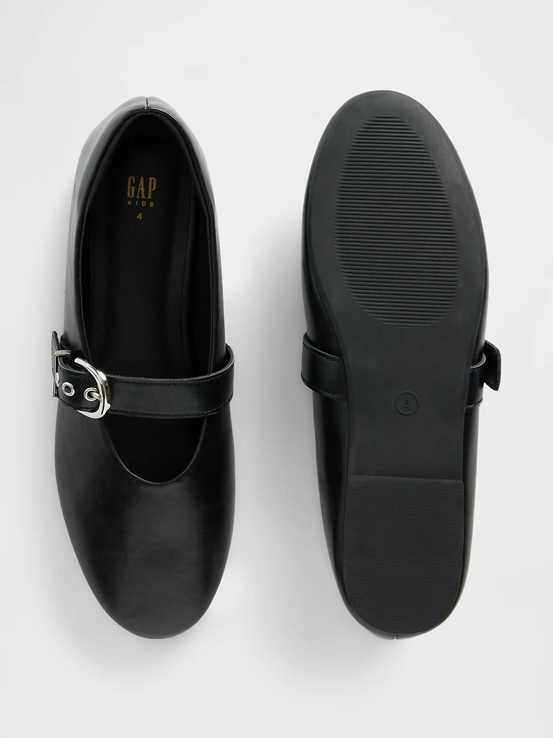 Kids Buckle Mary Jane Flats