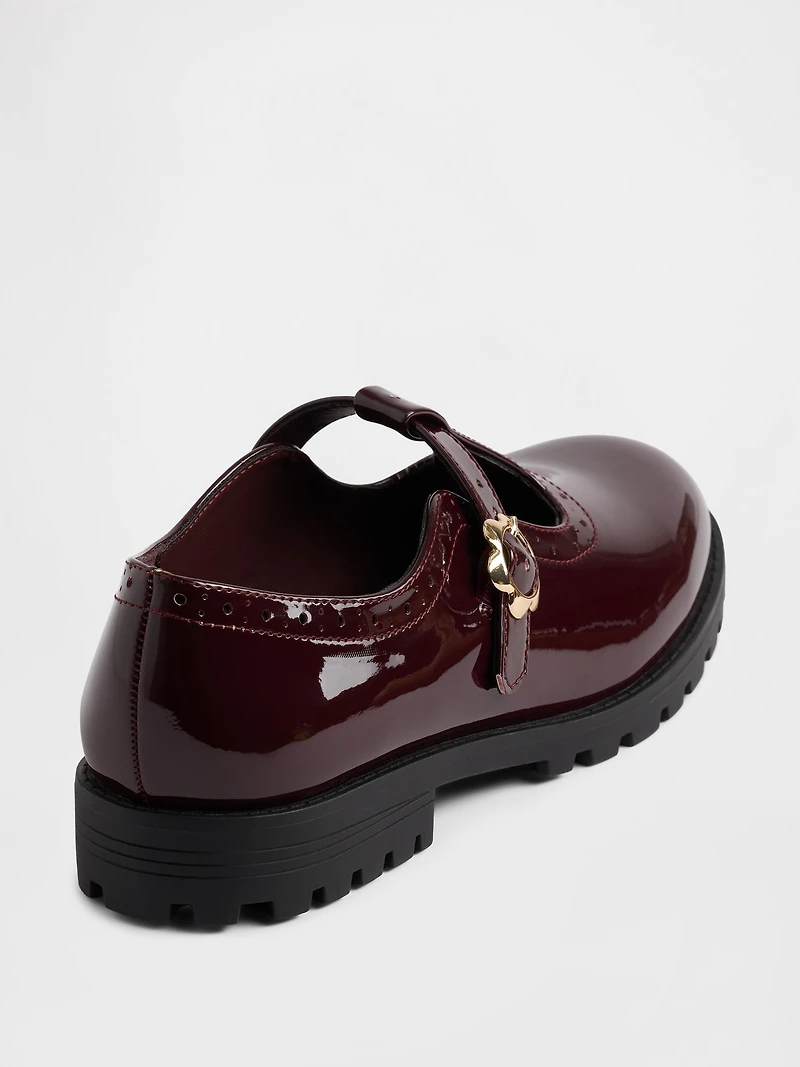 Kids T-Strap Loafers