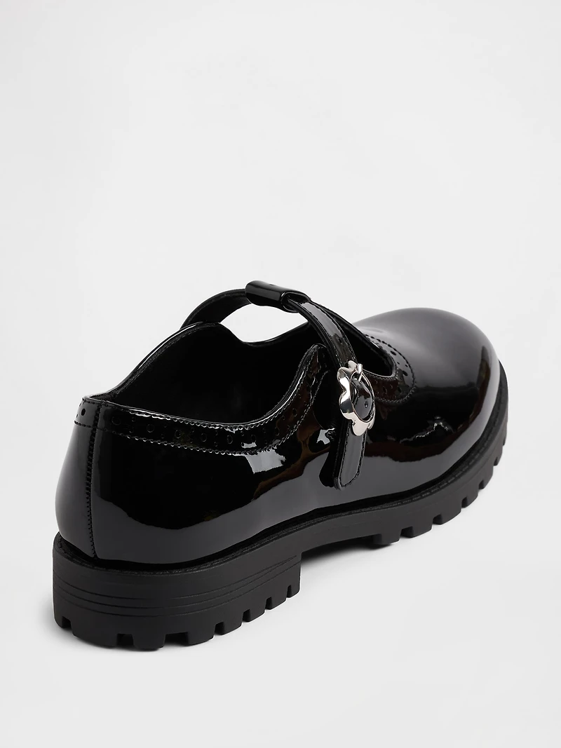 Kids T-Strap Loafers