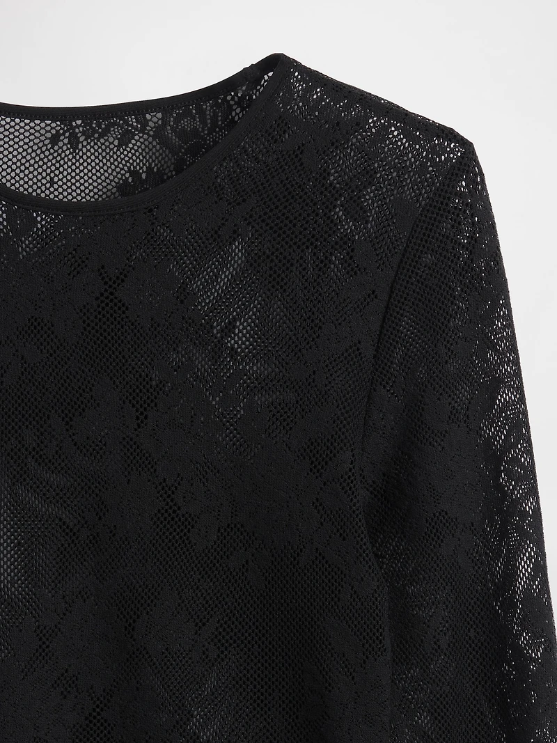 Sheer Lace Top