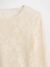 Sheer Lace Top