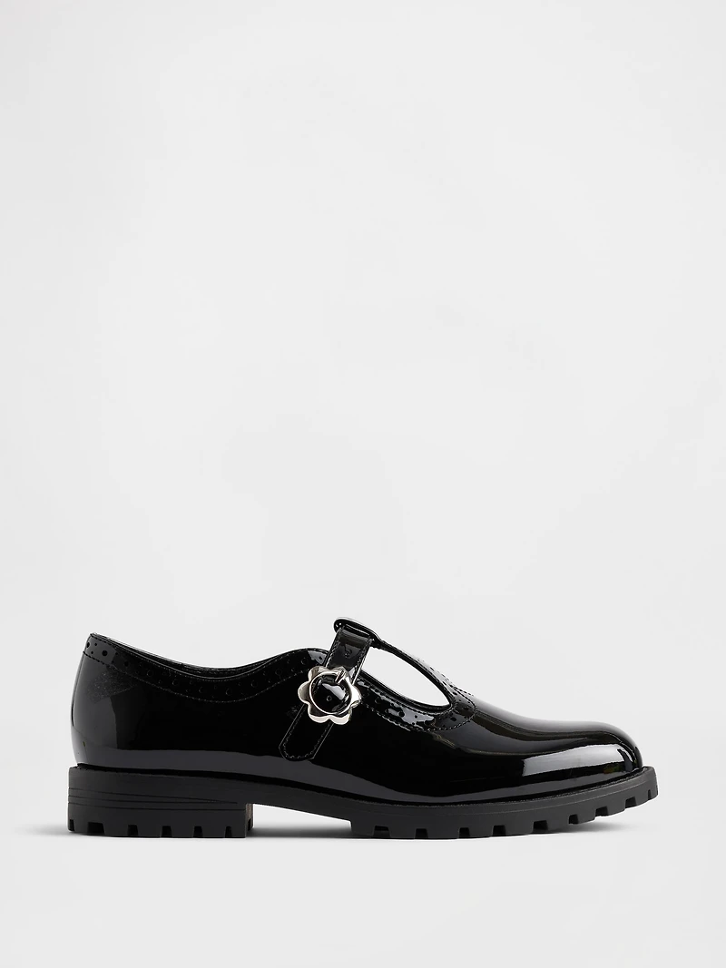 Kids T-Strap Loafers