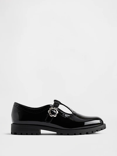 Kids T-Strap Loafers