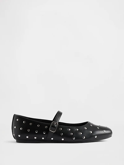 Kids Studded Mary Jane Flats