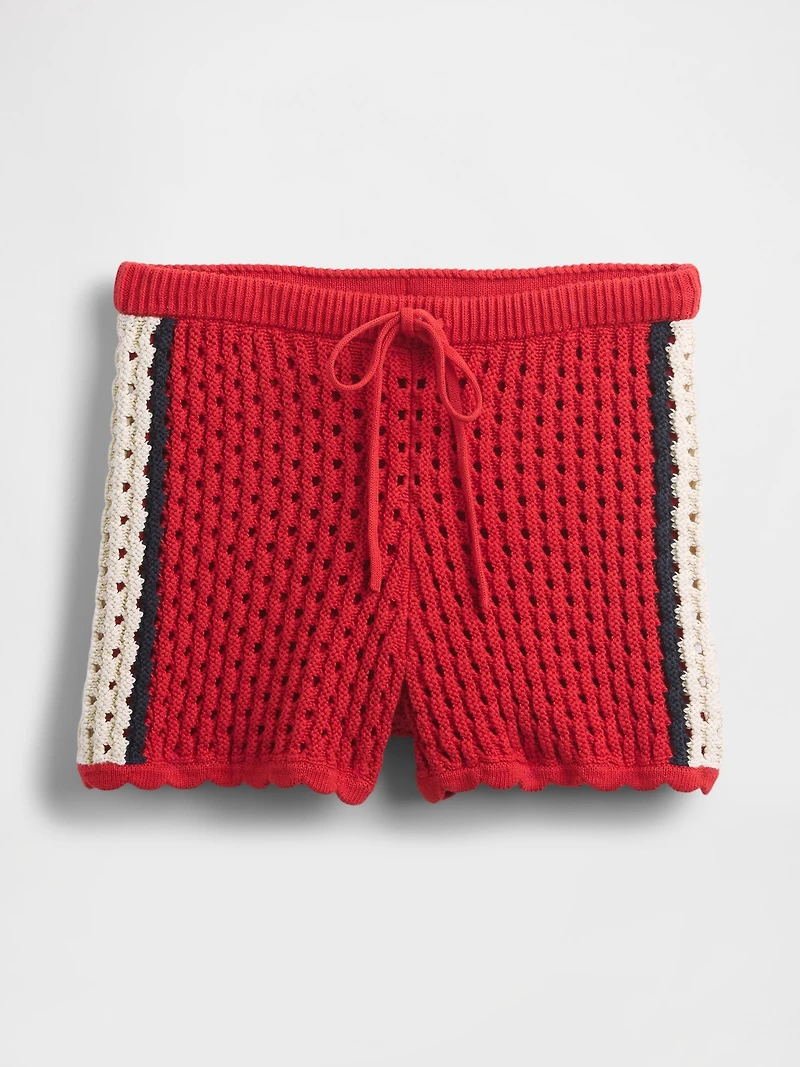 100% Cotton Crochet Easy Shorts