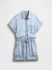 GapStudio Draped Denim Romper
