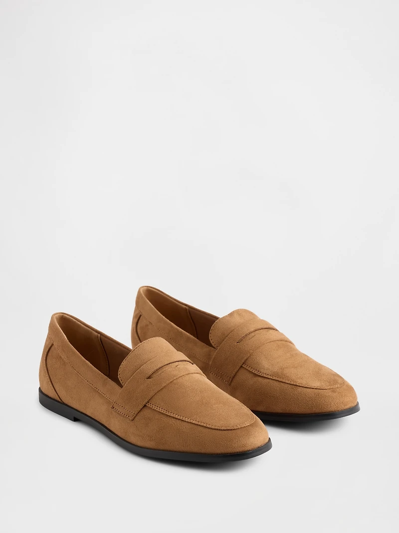 Vegan Suede Loafers
