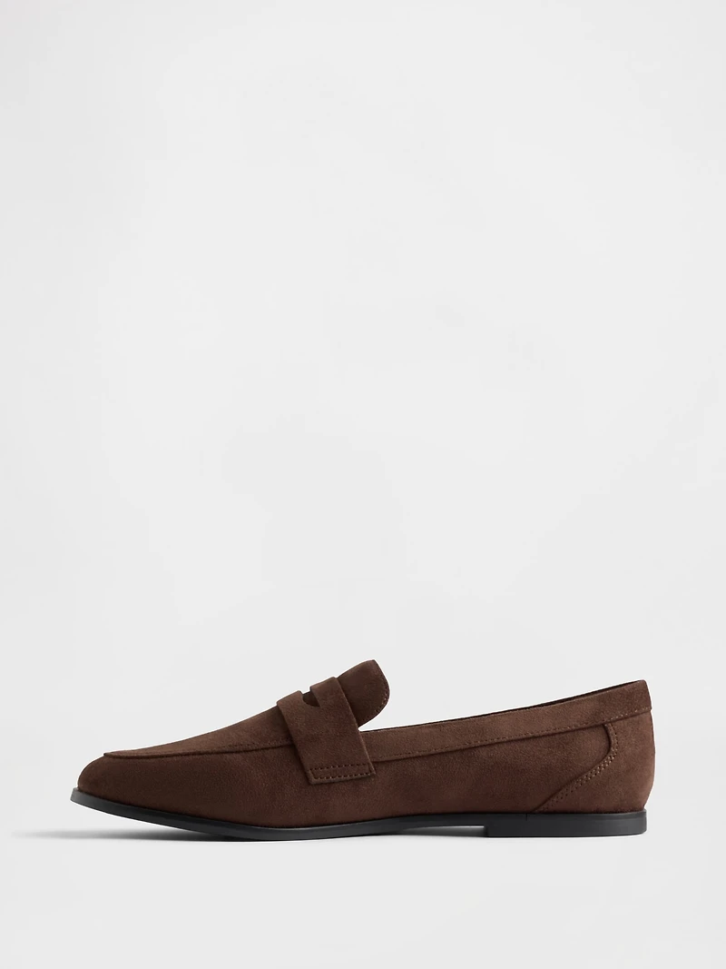 Vegan Suede Loafers