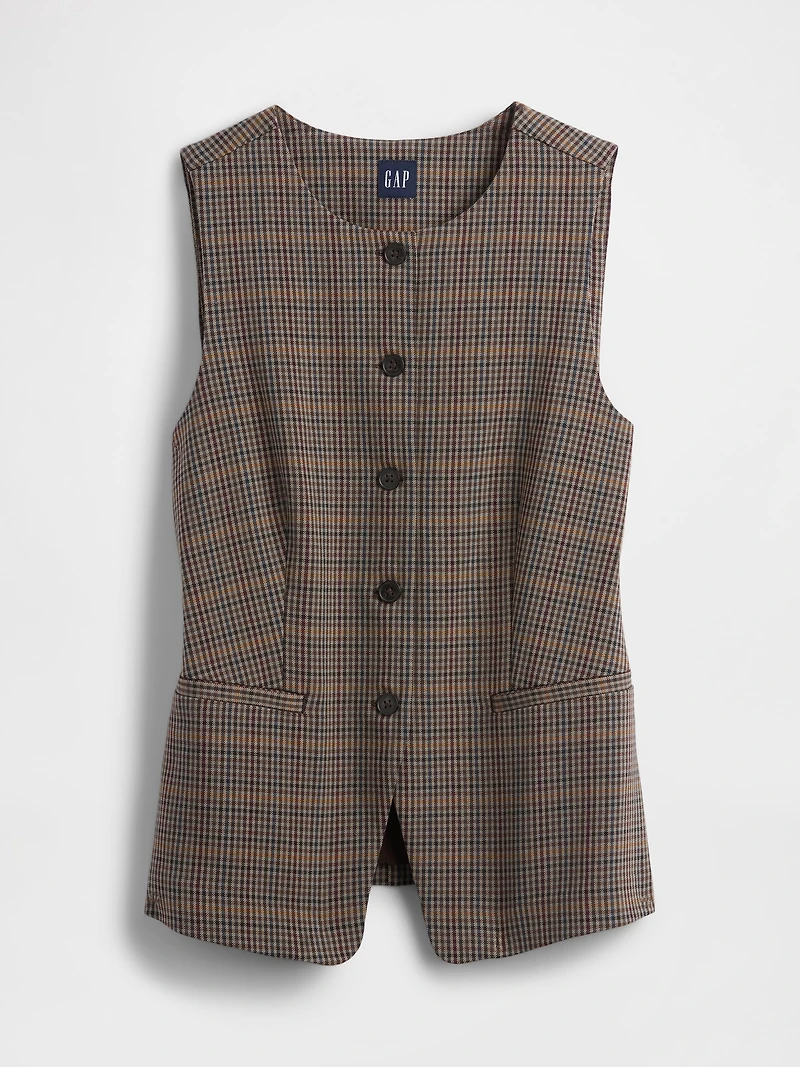 UltraSoft Denim Longline Vest