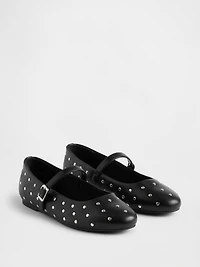 Kids Studded Mary Jane Flats