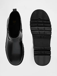 Kids Vegan Suede Chelsea Boots