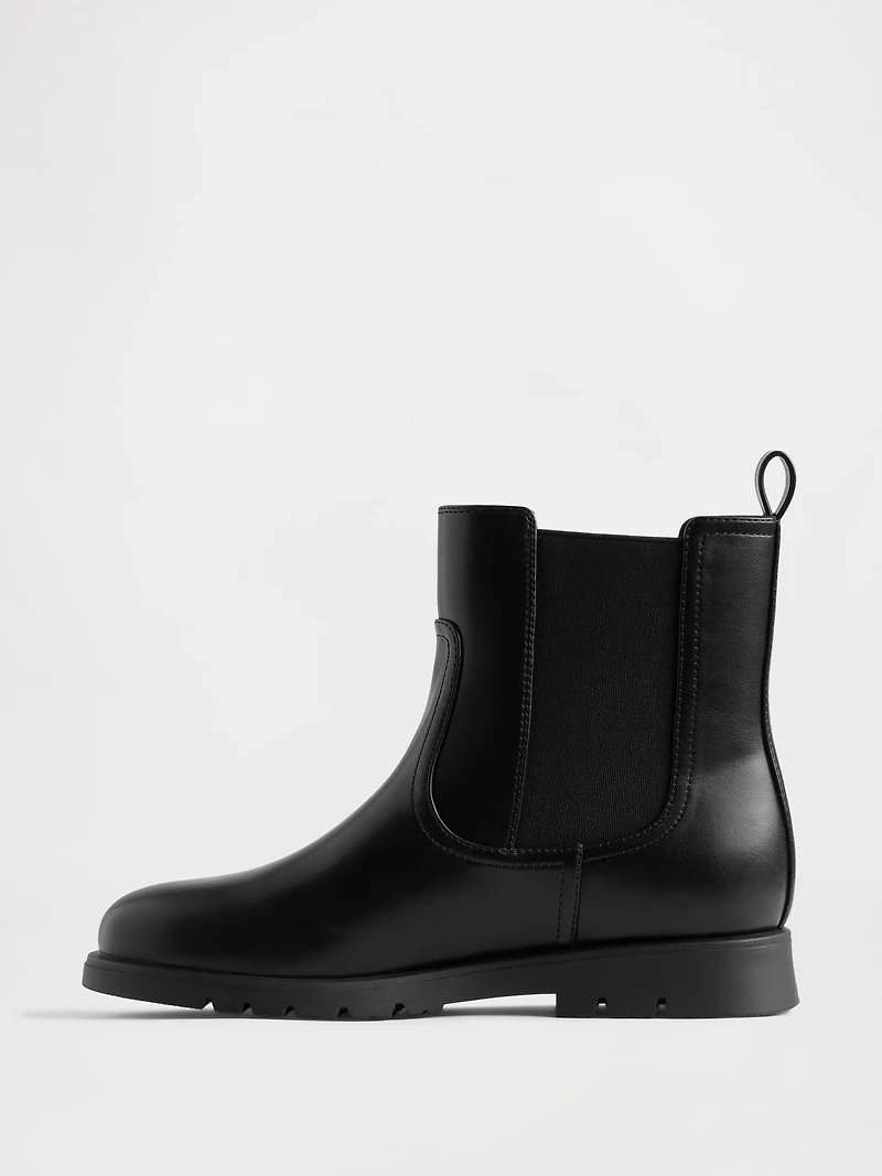 Kids Vegan Suede Chelsea Boots