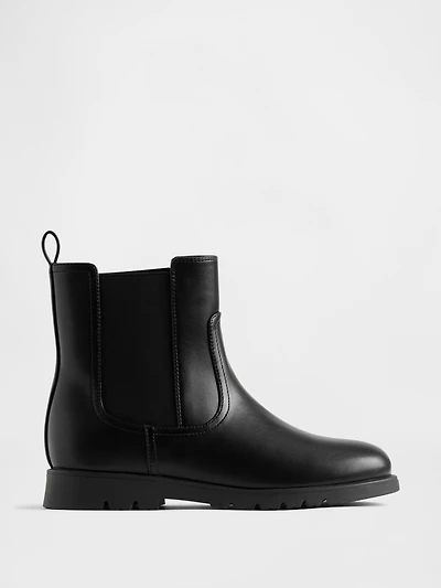 Kids Vegan Suede Chelsea Boots