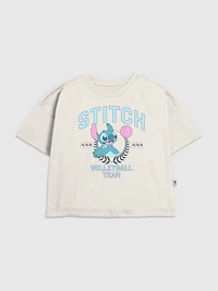 Kids Lilo and Stitch Volleyball Team Graphic T-Shirt
