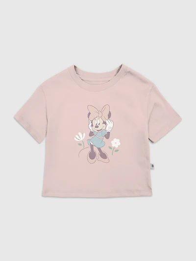 Toddler Minnie Mouse Flowers Graphic T-Shirt