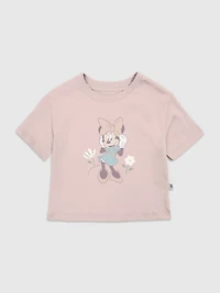 Toddler Minnie Mouse Flowers Graphic T-Shirt