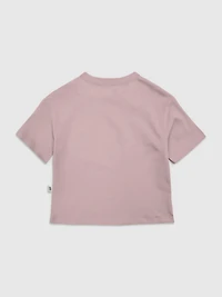 Toddler Minnie Mouse Flowers Graphic T-Shirt